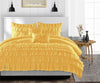 Golden Ruffle Comforter