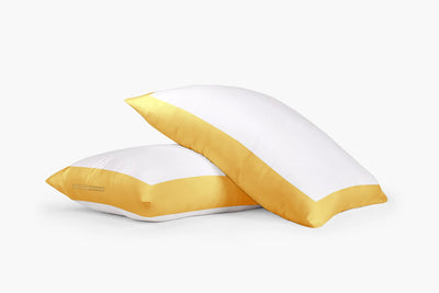 Golden with White Two Tone Pillowcases