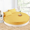 Golden Round Bed Sheets