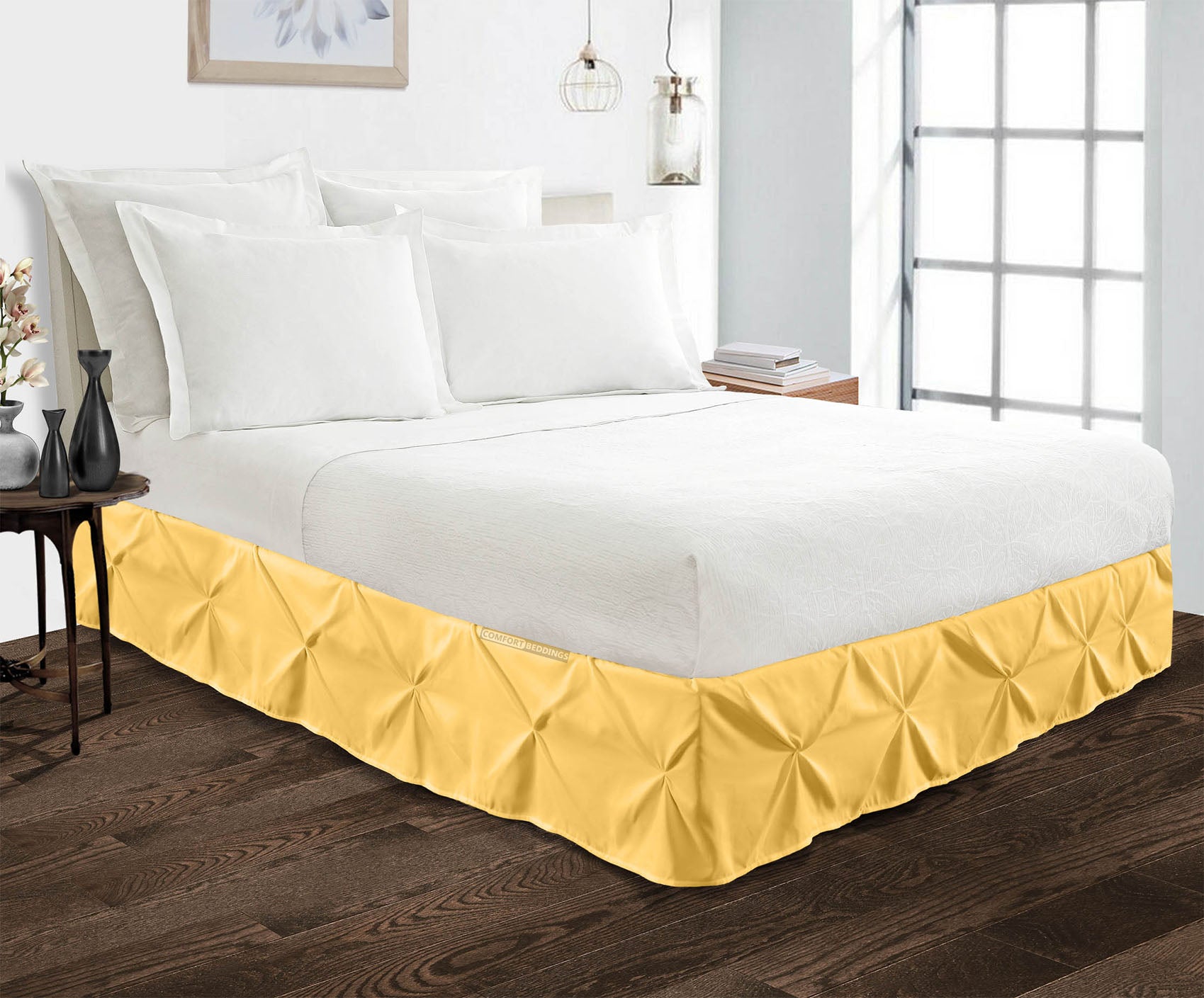 Golden Pinch Bed Skirts