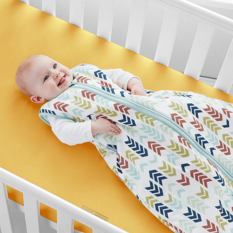 Golden Fitted Crib Sheets