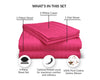 Hot Pink Stripe Sheet Sets