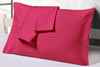 Hot Pink Stripe Pillowcases Set