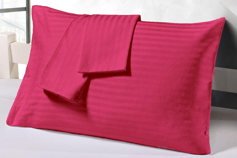 Hot Pink Stripe Pillowcases
