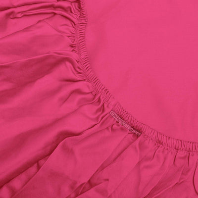 Hot Pink Fitted Sheet Set