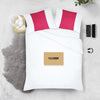 Hot Pink with White Contrast Pillowcases
