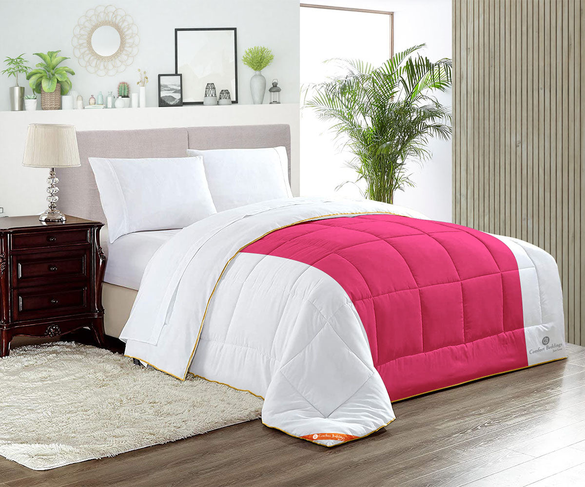 Hot Pink Contrast Comforter 