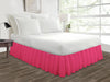 Hot Pink Ruffled Bed Skirt