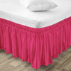 hot pink wrap-around bed skirts