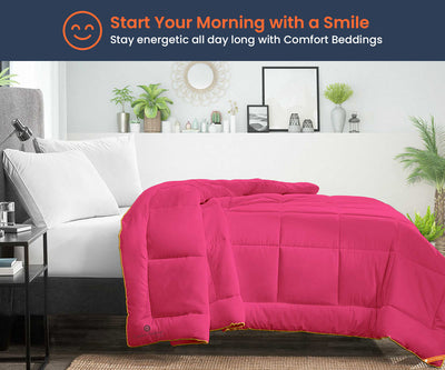 Hot Pink microfiber comforter