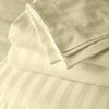 Ivory 20x54 Stripe Body Pillow Cases