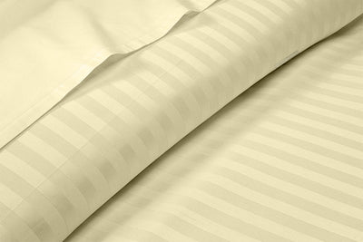 Ivory Stripe Waterbed Sheet