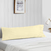 Ivory Stripe Body Pillow Covers