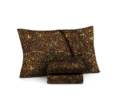 Leopard Print Pillowcase Set
