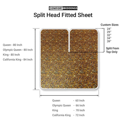 Split Head Fitted Sheet