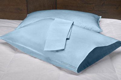 Light Blue Pillowcase