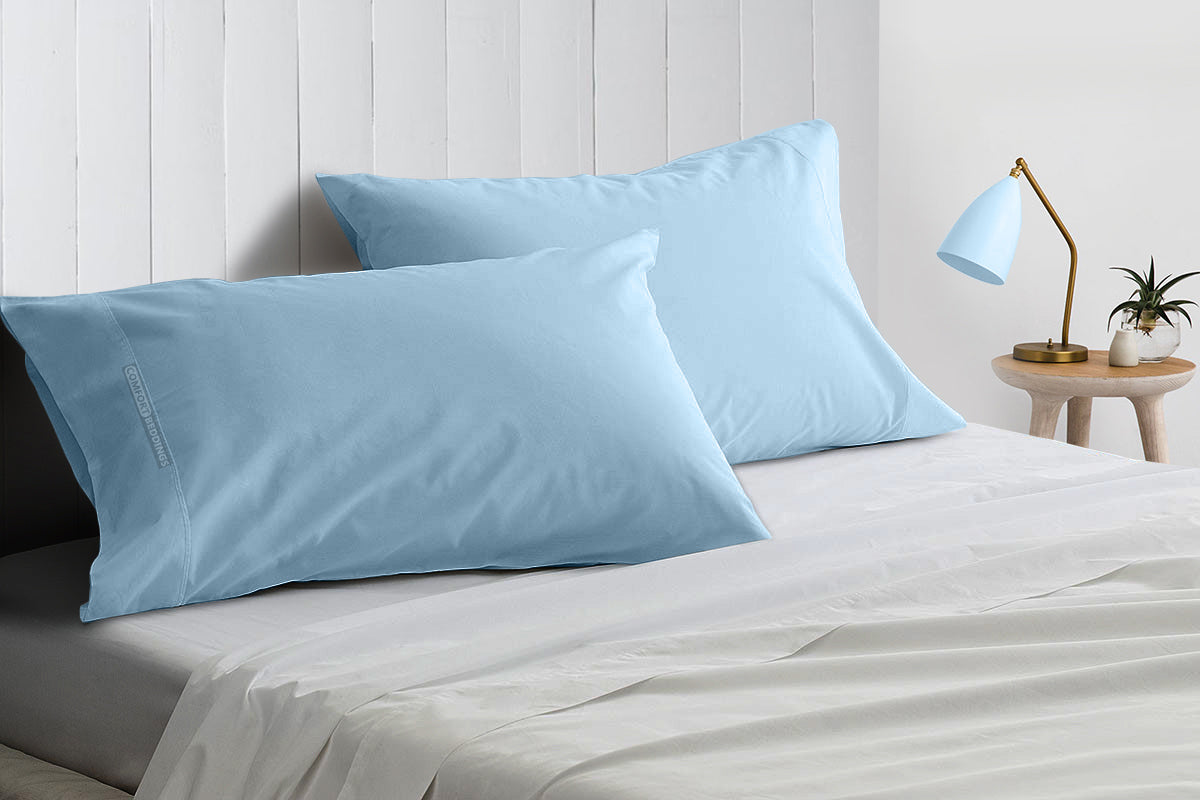 Light Blue Pillowcases