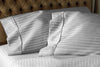 Light Grey Stripe Pillowcases