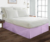 1000 TC lilac pleated bed skirt