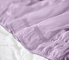 Lilac King size wrap-around bed skirt
