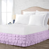 Most Selling Lilac Waterfall Ruffled Bed Skirt