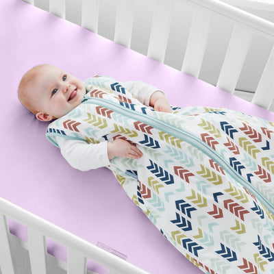 Lilac Crib Fitted Sheets