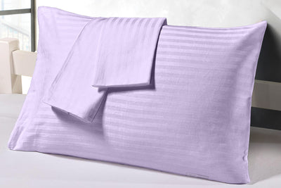 Lilac Stripe Pillowcase