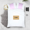 Lilac with White Contrast Pillowcases