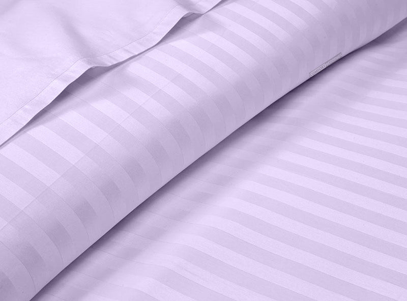 Lilac Stripe Bedding in a Bag 