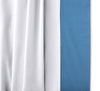 Essential Mediterranean Blue two tone bed skirt