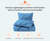 Mediterranean Blue Pinch Comforter