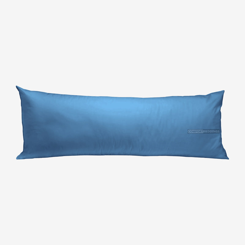 Mediterranean blue body pillow covers