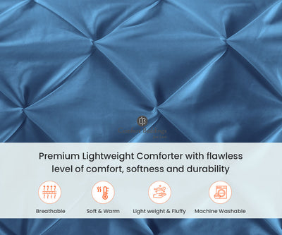 Best Selling Mediterranean Blue Half Pinch Comforter