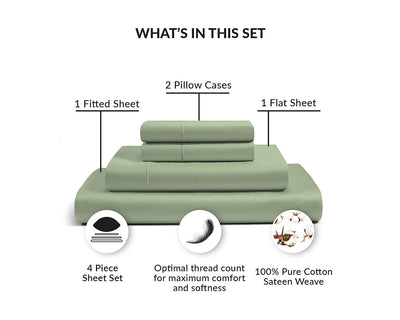 Moss Waterbed Sheets Set