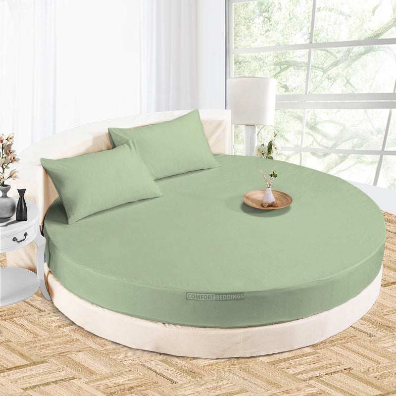 Moss Round Bed Sheets
