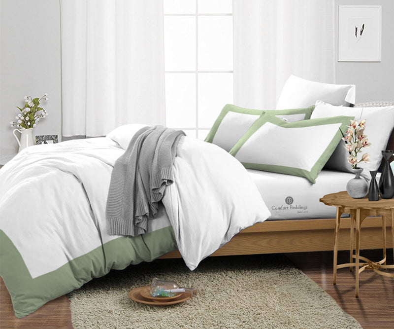 Moss Two Tone Duvet Cover