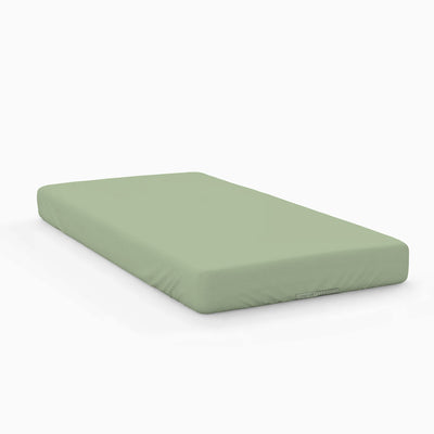 Moss Green Fitted Crib Sheets