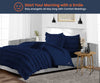 Navy Blue Ruffle Comforter