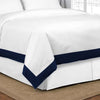 Navy Blue Two Tone Duvet Covers