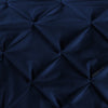 Navy Blue Pinched Bed Runner