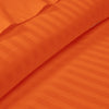 Orange Striped Duvet Cover