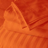Orange stripe 20x54 body pillow covers