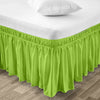 Parrot Green Wrap Around bed skirts