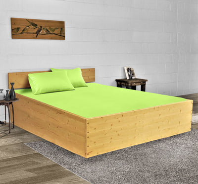 Parrot Green Super Single Waterbed Sheets