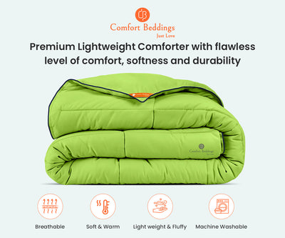 Luxurious Parrot Green comforter Set