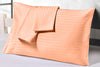 Peach Stripe Pillowcases