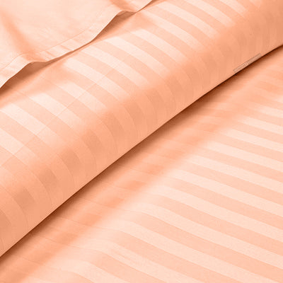 Peach Stripe Duvet Covers