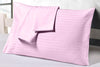 Pink Stripe Pillowcase Set