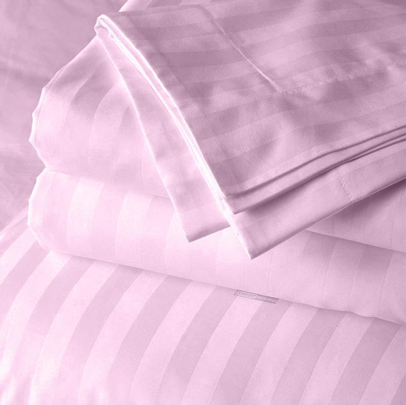  Pink stripe 20x54 body pillow covers