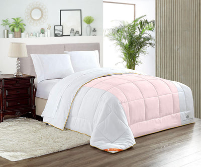 Pink Contrast Comforter